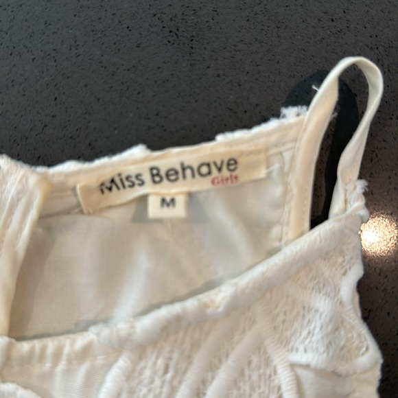 Like New-Girls Dress. Miss Behave Size Medium 8-10. Open to offers! - Picture 3 of 6
